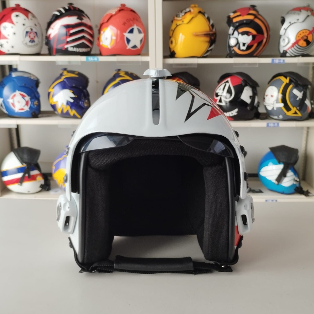 FRECCE TRICOLORI HGU-33 FLIGHT HELMET MOVIE PROP PILOT ITALIAN AIR