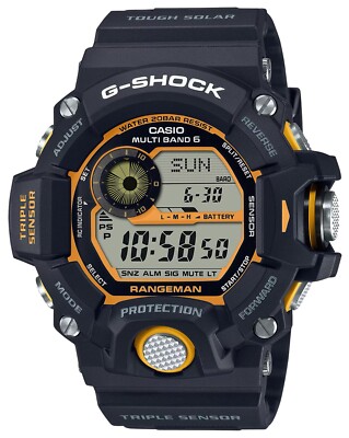 G-shock GW9400Y1 G-Shock  Rangeman Keep Time Black/Yellow Size 145-215mm