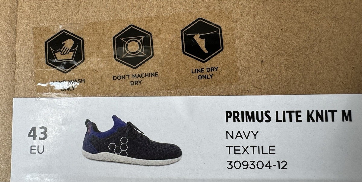 Vivobarefoot Primus Lite Knit Navy Minimalist Barefoot Shoes Men\'s EU 43 US 10 Vivobarefoot Primus Lite Knit Navy Minimalist Barefoot Shoes  main image 4
