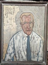 Kunstmaler Wilhelm Kaiser *1917 Gemälde Dachauer Münchner Schule Kubismus Stil