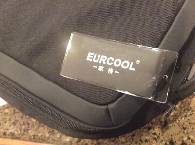 EURCOOL 17  LAPTOP BACKPACK WATER REPELLENT FUNCTIONAL RUSKSACK ( NEW )