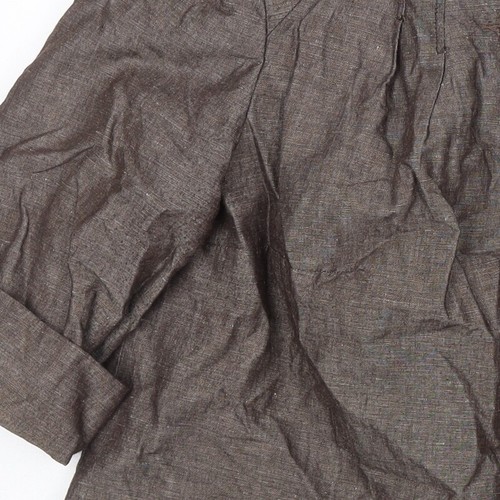 Ann Harvey Womens Brown Jacket Blazer Size 14 Button - Picture 9 of 10