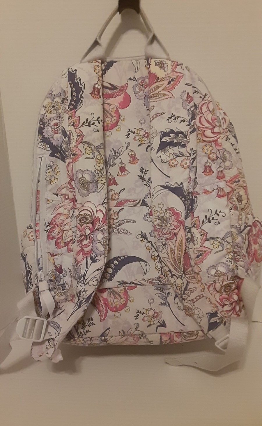 Vera Bradley Hummingbird Park Campus Backpack Book Bag Gem