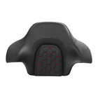 King Backrest Pad Box Trunk Back Rest Fit For Harley Touring Road Glide 14 23
