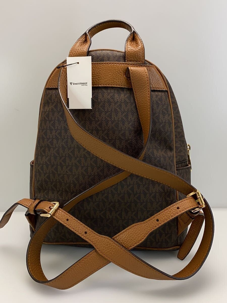 MICHAEL KORS MK Logo / Backpack / Leather / BRW / Total