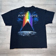 Pink Floyd Shirt Adult 2XL Black Liquid Blue Dark Side Of The Moon 2015 Band Tee