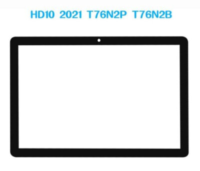 FürAmazon Fire HD 10 11th Gen 2021 T76N2B/T76N2P Schwarz Front Outer Glass Panel