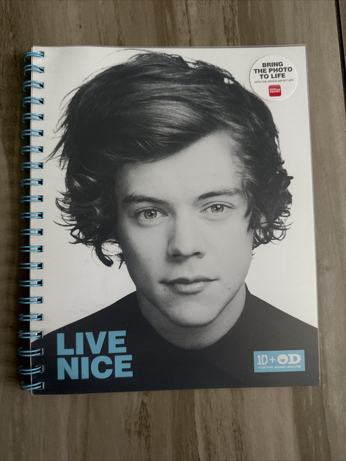 Harry Styles One Direction notebook X Office Depot eBay
