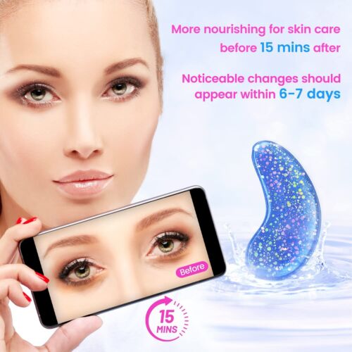 Under Eye Patches (24 Pairs) - Eye Gel Pads for Wrinkles, Puffiness, & Dark Circ