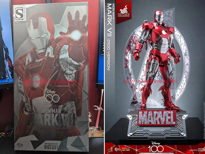 Hot Toys MMS696-D54 1/6 Iron Man Mk7 D100 Ver. Mark VII Action