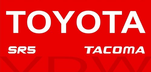 TOYOTA TACOMA SR5 TAILGATE SET KIT Vinyl Decal Sticker Emblem Graphic - Picture 8 of 15