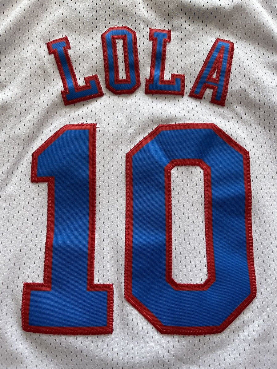 Space Jam Jersey Adult S Lola Bunny #10 Tune Squad Basketball Stitched  White | eBay