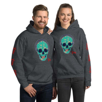 ''DJ Skull'' - Unisex Hoodie