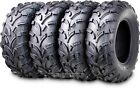 Wanda Utv Atv Tires 25x8-12 Front & 25x10-11 Rear /6Pr P373 Lit Mud