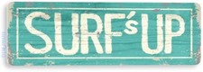 Surf's Up Surfing Sign C757