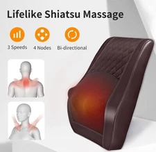 Neck and Shoulder Shiatsu Massage Pillow with 3D Deep Tissue 3 Speed - DMGD Box