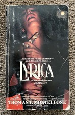 Lyrica - Thomas F Monteleone Vintage 80's Pulp Horror paperback OOP 1st ed. 1987