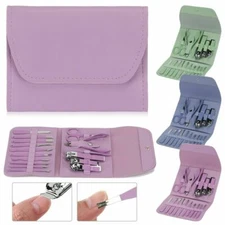 16Pcs Stainless Steel Nail Clipper Set Manicure Pedicure Care Tools Beauty Kit