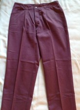 Vintage Women s Northern Reflections Plum Pleated High Waisted Pants Size 15/16