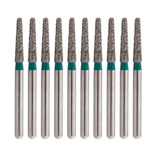 Dental Diamond Burs FG 847KR/016C Short-shank Tapered Flat End Coarse High Speed