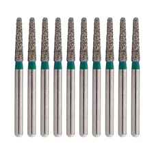 Dental Diamond Burs FG 847KR/016C Short-shank Tapered Flat End Coarse High Speed