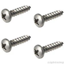Pan Head Sheet metal Screws 316 Stainless Steel Marine Grade #8X5/8" Qty 100