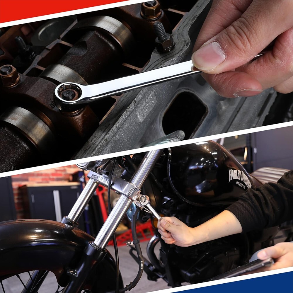 12-Piece Combination Wrench Set | Metric 6-24mm| 12-Point | with Rolling Pouch