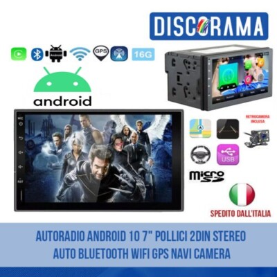 Autoradio Android 11 2 Din 2GB 32GB Auto Stereo Touch Screen 7 Pollici Radio con Navigazione GPS Autoradio Android 11 2 Din 2GB 32GB Auto Stereo Touch Screen 7 Pollici Radio con Navigazione GPS