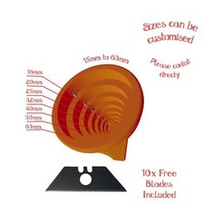 Pipe Chamfer Tool Plumbing tool External PE mdpe hdpe Pipes Custom Size