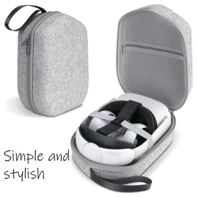 Hard Carrying Case fits For Oculus Quest 2 Basic Elite Version VR Gaming Bag