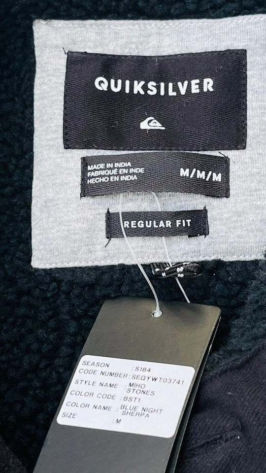 Мужская рубашка QuikSilver Miho Stones SHERPA с длинным рукавом размер M - Изображение 3 из 4