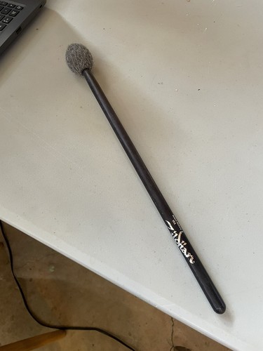 Single Zildjian Cymbal Mallet, Black, Select Hickory Made in USA 15 1/2" Long - Picture 2 of 8