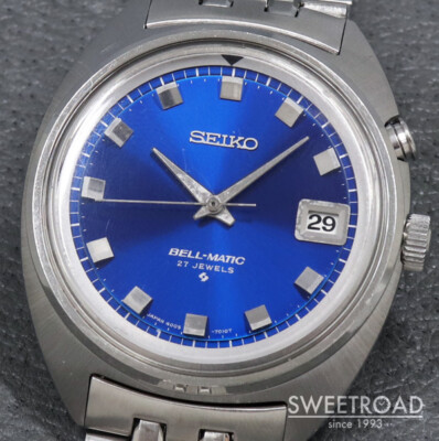 Seiko Bell Matic 4005-7000 Vintage ST.Steel 27 Jewels Automatic