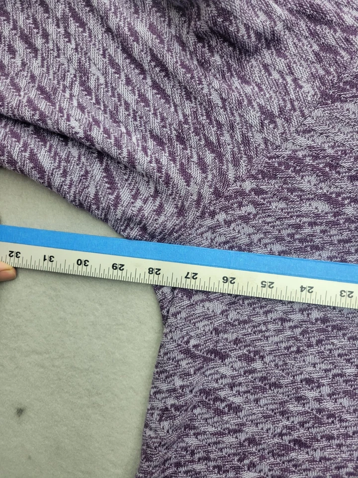 Suéter para mujer Catherine's 4X pulóver púrpura manga 3/4 jaspeado mezcla de algodón Foto 4 de 4