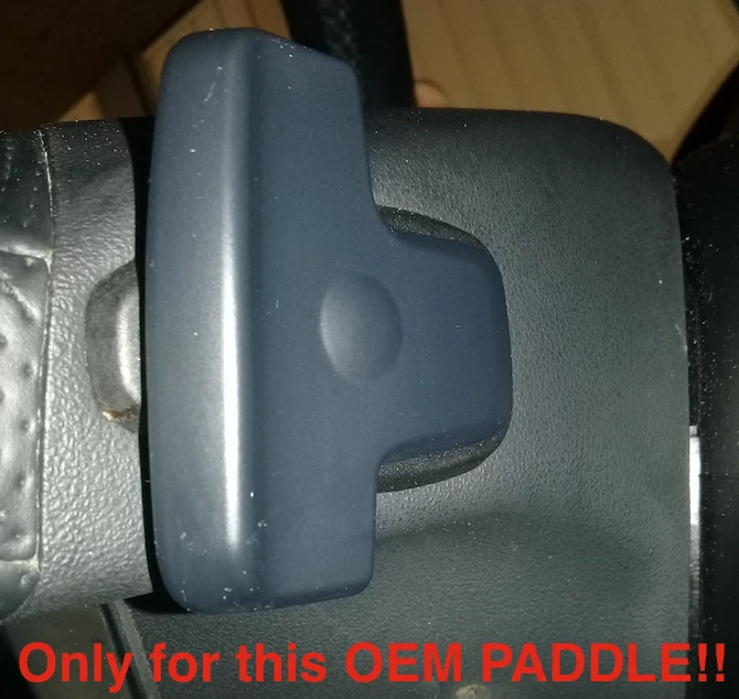 Palette Cambio Leva Paddle Mercedes a B E GLK Gl SLK R M 2012-2015 Argento Pulv - Immagine 2 di 4