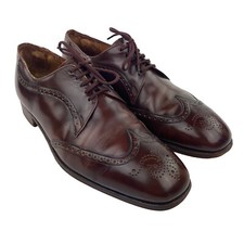 Church's Grafton Custom Grade Mens Brown Leather Brogue Derby Shoes 9.5 E