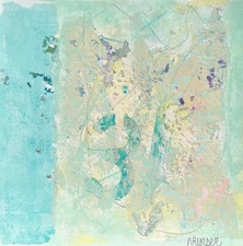 Abstract Painting on Paper, Numeric Painting, Acrylic Painting, Modern Painting