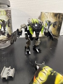 Vintage 2002 Lego Bionicle Nuhvok Bohrok Figure Canister Set 8561 Build T785