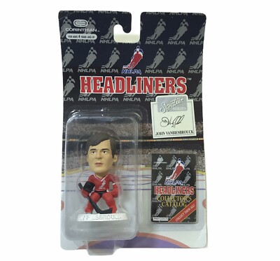 VINTAGE NHLPA JOHN VANBIESBROUCK HEADLINERS ACTION FIGURE CORINTHIAN  1996