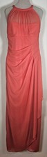David's Bridal Size 8 - Waist 28 Inch Dress Orange Formal Prom Homecoming