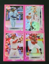 2022 Topps Chrome PINK REFRACTORS with Rookies You Pick the Card - READ