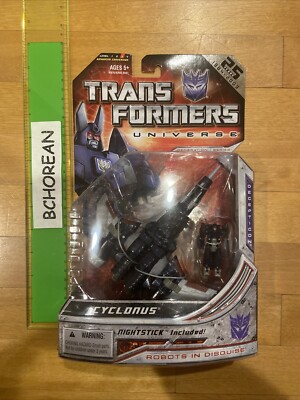 Transformers Universe G1 Decepticon Cyclonus And Nightstick 25th Anniversary