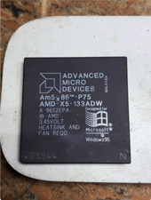 AMD AM5X86-P75 AMD-X5-133ADW 32-Bit CPU PGA168 x 1PC