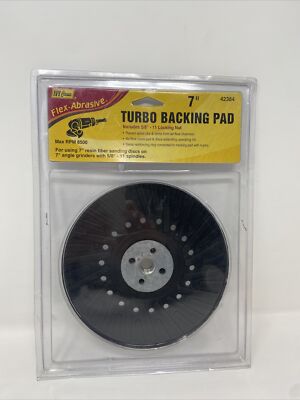 Ivy Classic 42384 7  Turbo Backing Pad With 5/8  - 11 Thread Locking Nut