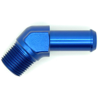 1/8 NPT auf 9mm 10mm (3/8) 45 GRAD KRÜMMER AUFSTECK WIDERHAKEN ENDSTÜCK Schlauchverschraubung Adapter