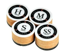 Kamui Cue Tip - GENUINE - For your pool cue. Clear Brown S - Soft.