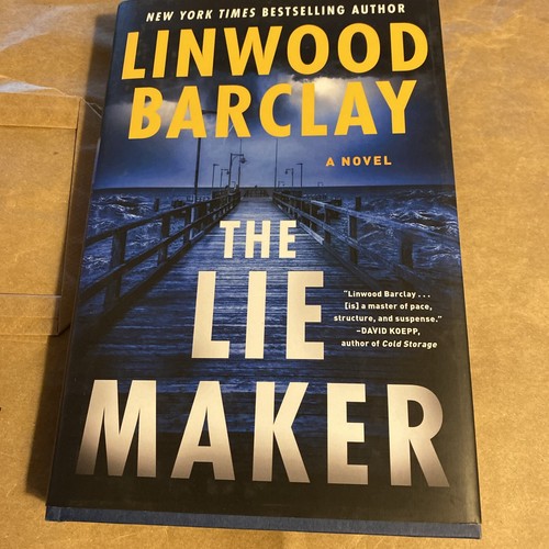 The Lie Maker by Linwood Barclay, First Edition, 2023, Hardcopy, Dust Cover