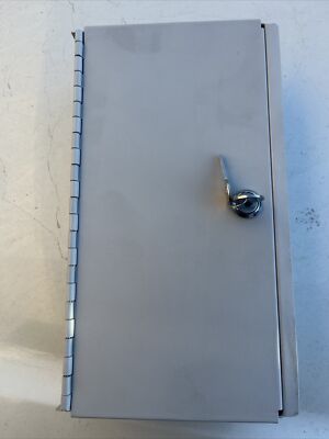 Lock Box - NEW- Almond - Keyed Entry, NOS, By Carstens