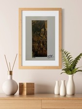 Salvador Dalí, stampa originale firmata a mano con certificato di autenticità e valutazione di $ 3.500