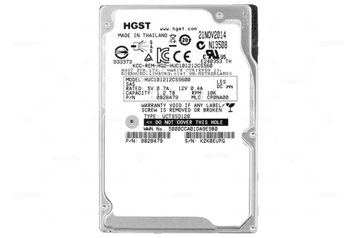 HUC101212CSS600 HITACHI HDD 1.2 TB 10K SAS 6G 2.5" SFF HOT-SWAP